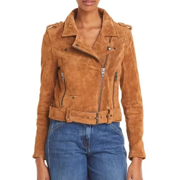 Like New Suede Moto Jacket - Picture 15 of 16